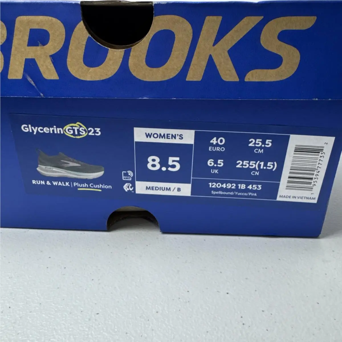 Brooks shoes - Brooks Glycerin Spellbound - Glycerin Spellbound - 120492 1B 453 - Blue (UPC: 0195394777352) 12