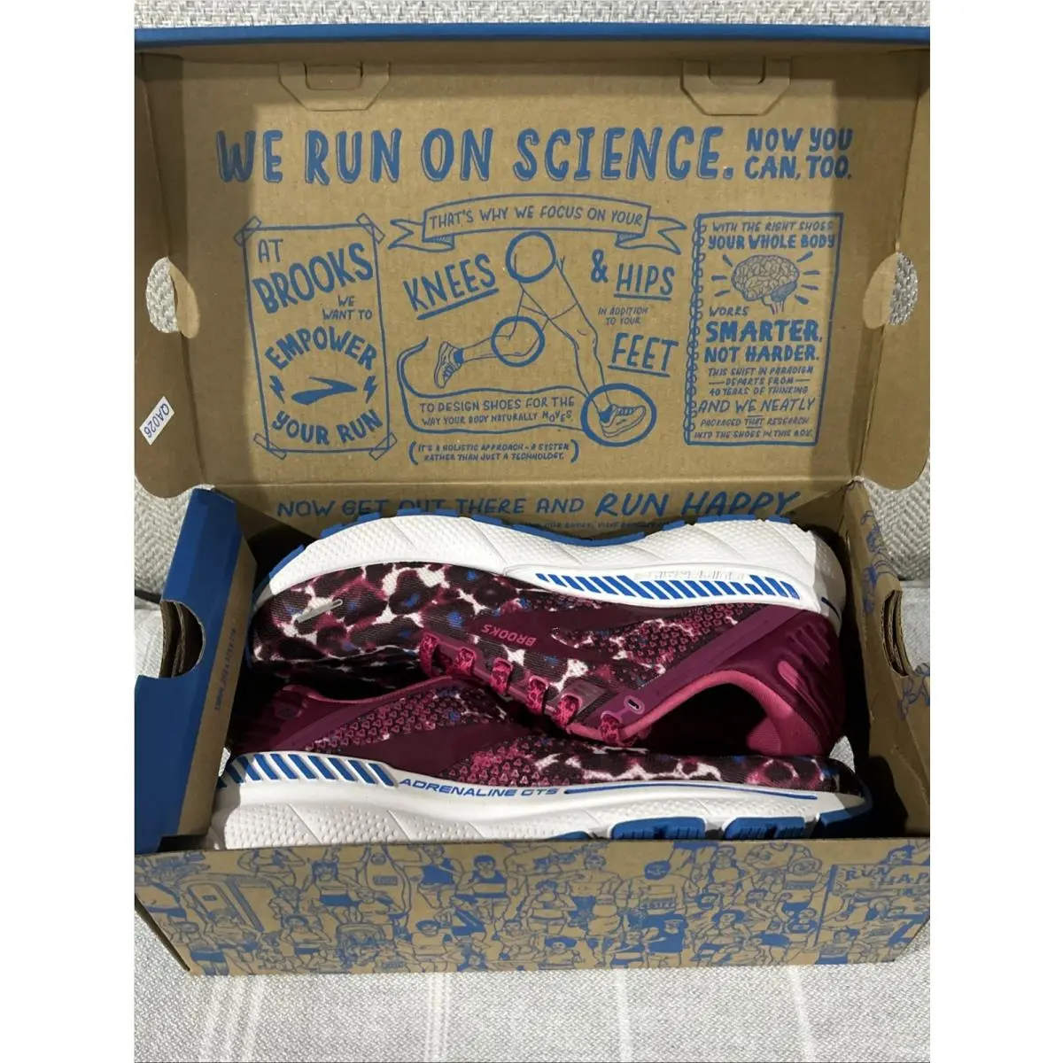 Brooks shoes - Brooks Adrenaline GTS 22 - Adrenaline GTS - 120353-1B-568 - Magenta Raspberry White 7