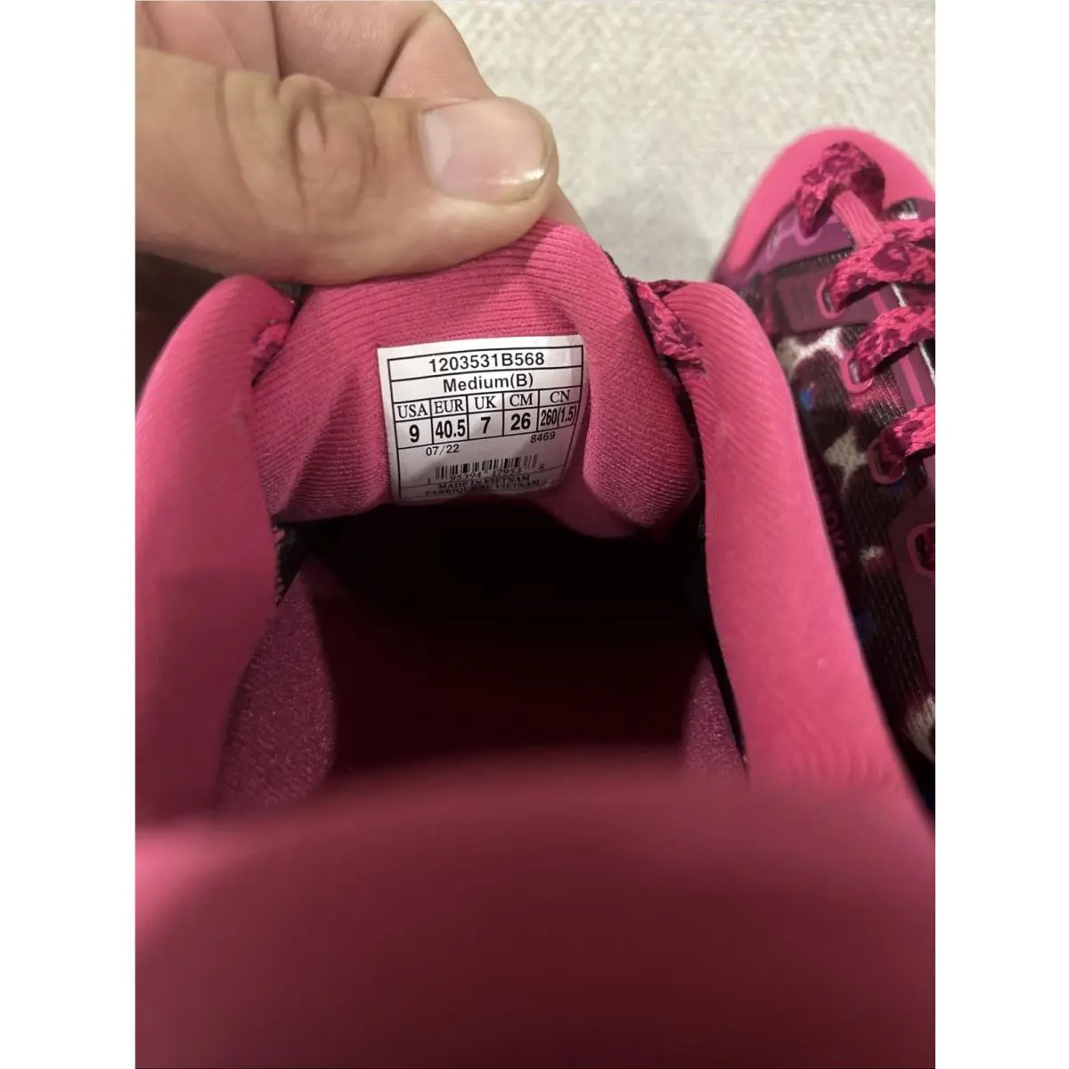 Brooks shoes - Brooks Adrenaline GTS 22 - Adrenaline GTS - 120353-1B-568 - Magenta Raspberry White 5