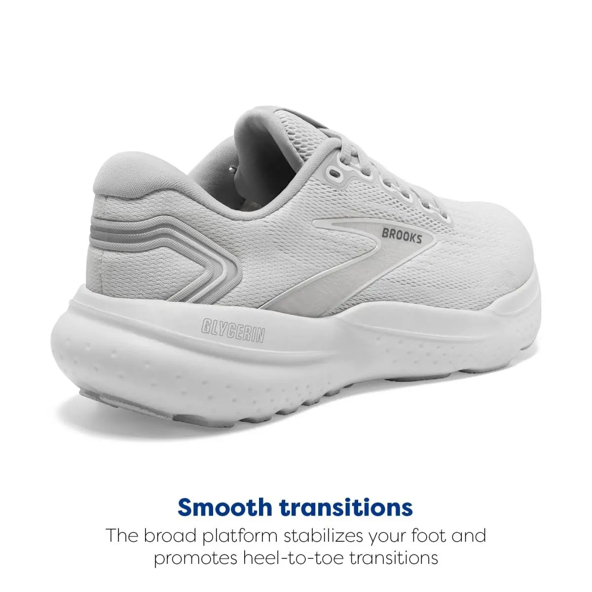 Brooks shoes - Glycerin 21 - Glycerin - 1104191D151140 - White/White/Grey (UPC: 195394418705) 1