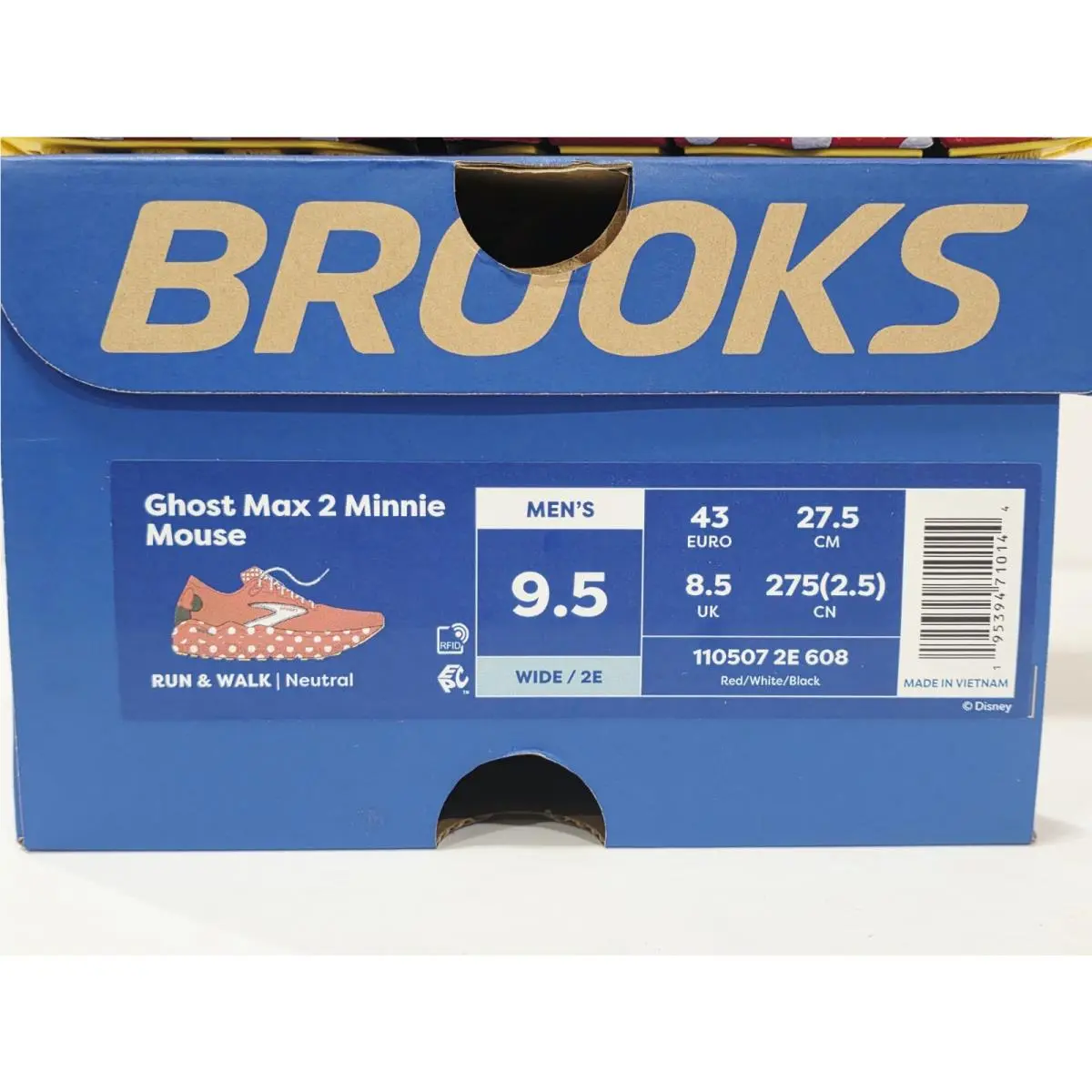 Brooks shoes - Brooks Ghost Max 2 Minnie Mouse - Multi-Color (UPC: 195394710144) 0