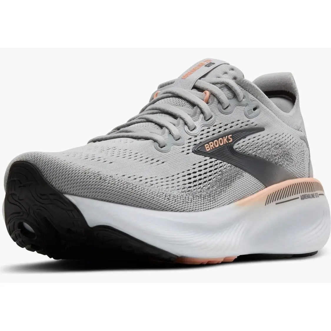 Brooks shoes - Brooks adrenaline gts 25 - adrenaline gts - Grey/Blackened Pearl/Coral (UPC: 0195394666410) 5