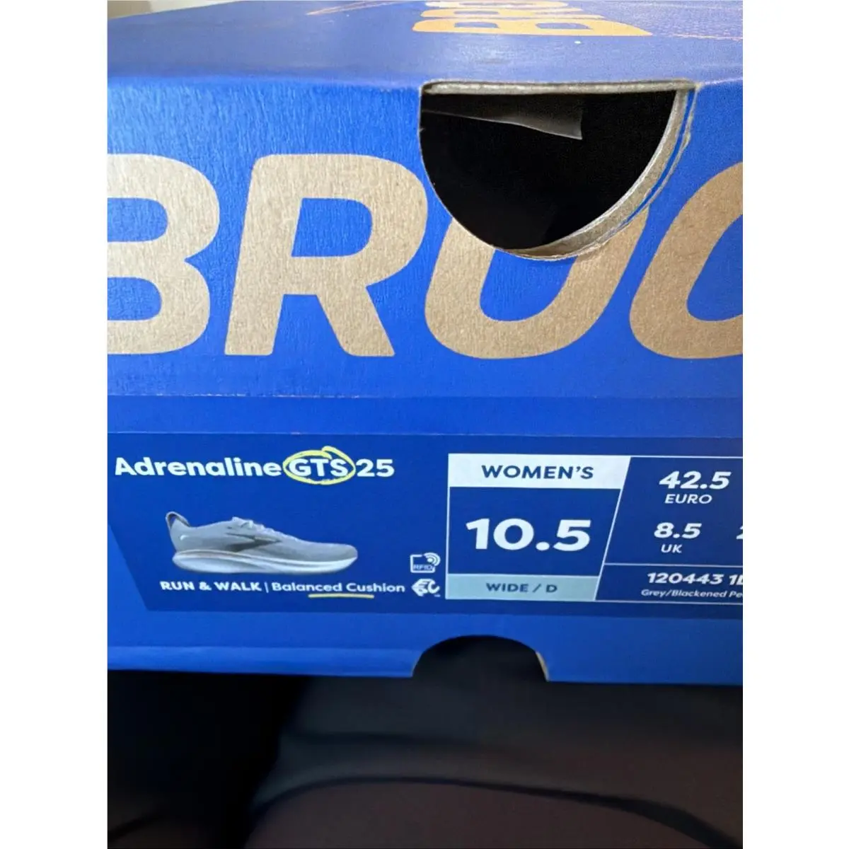 Brooks shoes - Brooks adrenaline gts 25 - adrenaline gts - Grey/Blackened Pearl/Coral (UPC: 0195394666410) 7