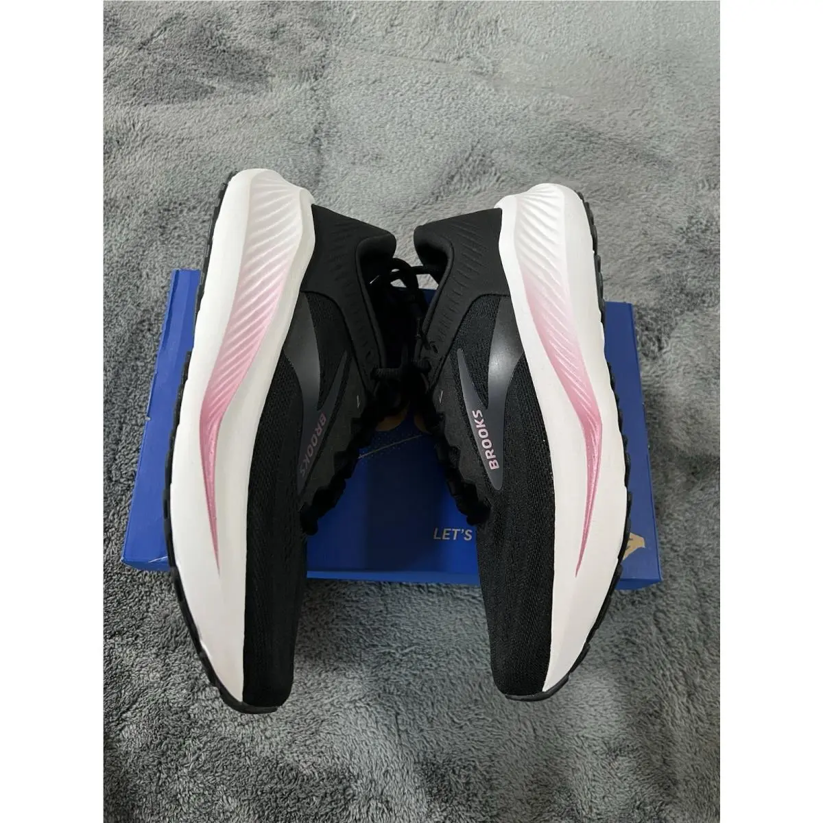 Brooks Anthem 8 Shoe Women`s Sz 9.5B Black Ebony Metallic 120461-1B-008