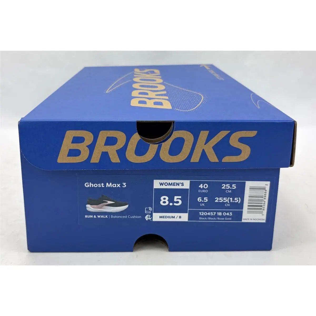 Brooks shoes - Brooks Ghost Max 3 - Ghost Max - 120457 1B 043 - Black/Rose Gold (UPC: 195394696882) 10