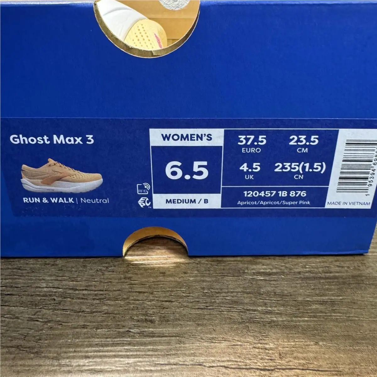 Brooks shoes - Brooks Ghost Max - Ghost Max - 1204571B876 - Orange (UPC: 195394698442) 0