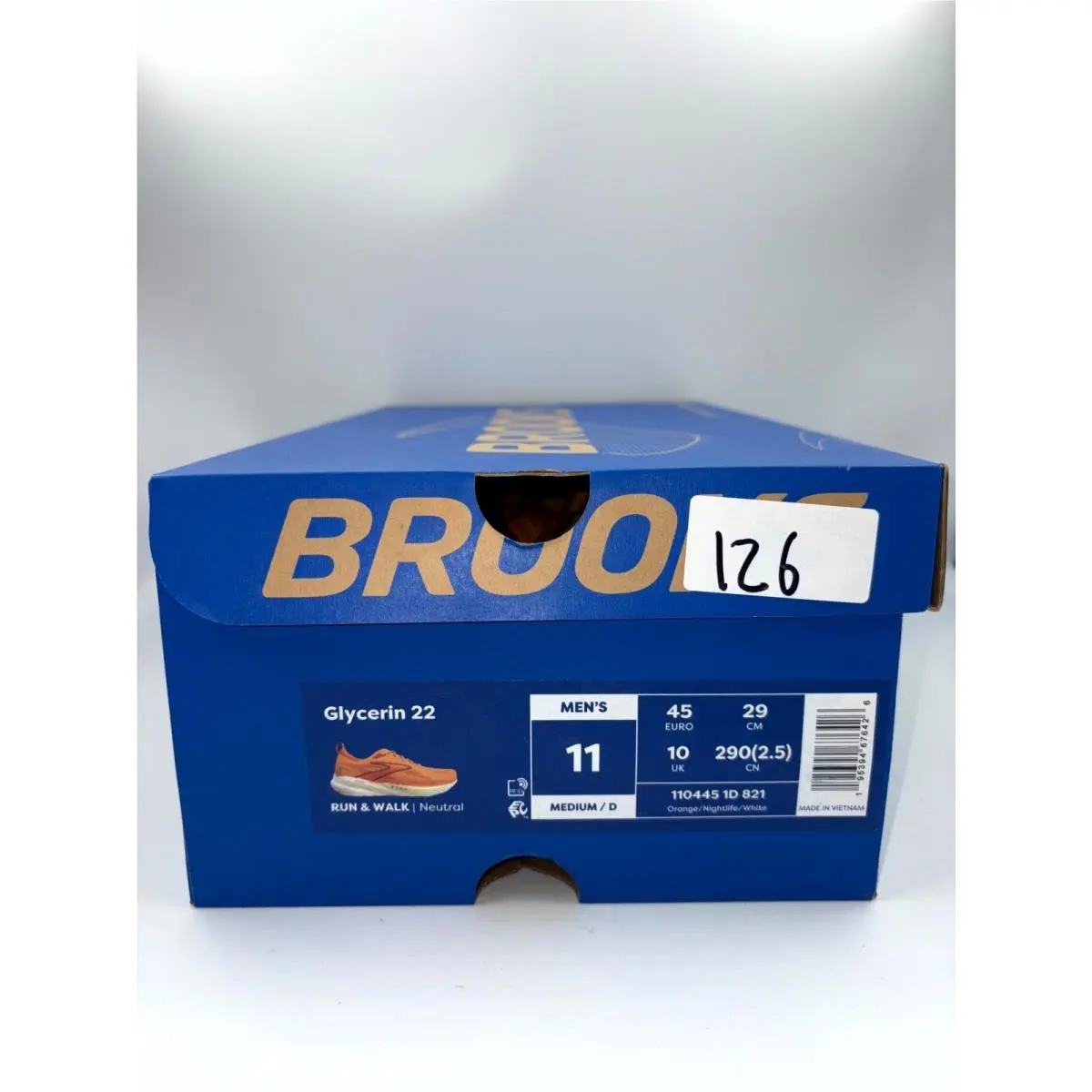 Brooks shoes - Brooks Glycerin 22 - Glycerin - 1104451D821 - Orange (UPC: 195394676426) 4