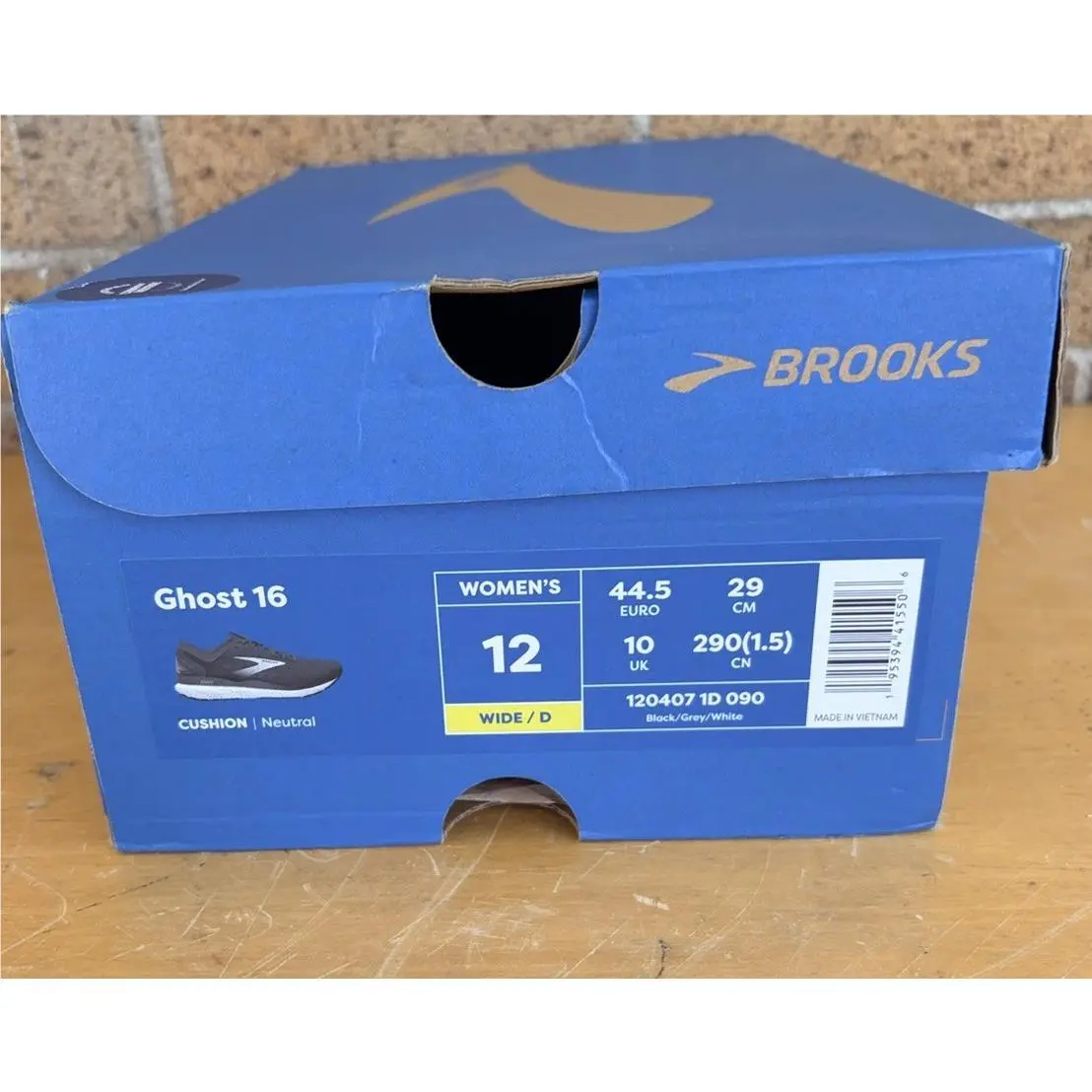 Brooks shoes - Brooks Ghost 16 - Ghost - 120407-090 - Black/Grey/White 0