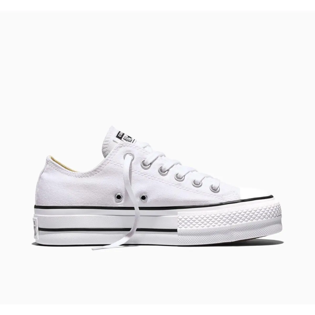 Converse Chuck Taylor All Star Lift Women 8 White Canvas Platform Shoes ZOGG2998