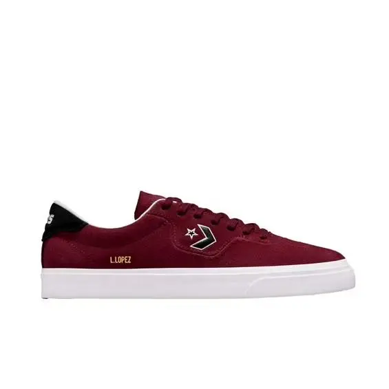 Converse shoes - Burgandy 2