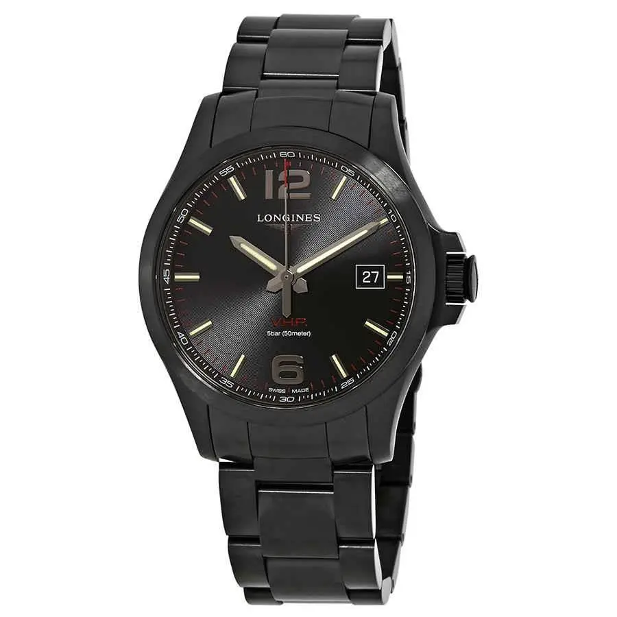 Longines Conquest V.h.p. Black Dial Men`s Watch L37262566