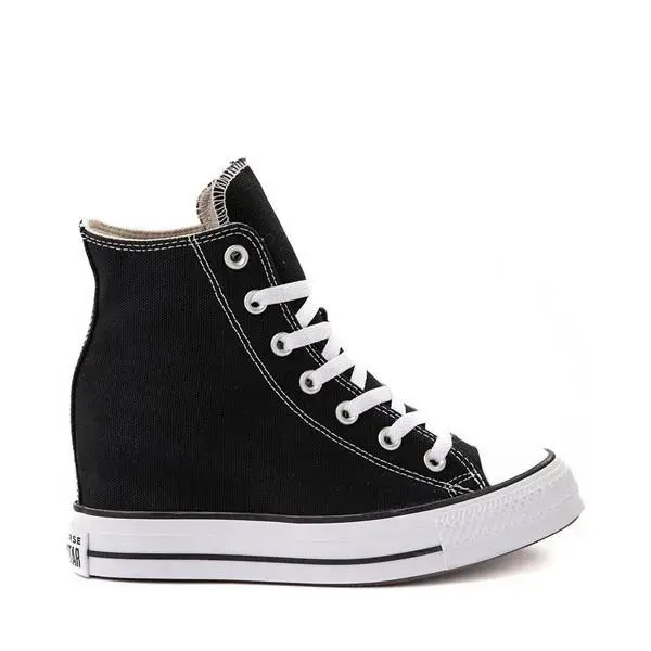 Converse Chuck Taylor All Star Wedge Platform High `black Red Navy` Men`s