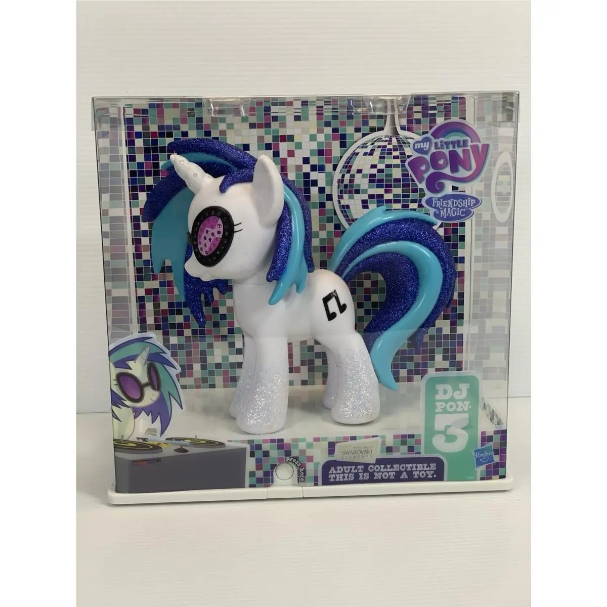 2013 Sdcc Mlp DJ PON-3 Pony Exclusive Comic-con - Swarovski - Tested