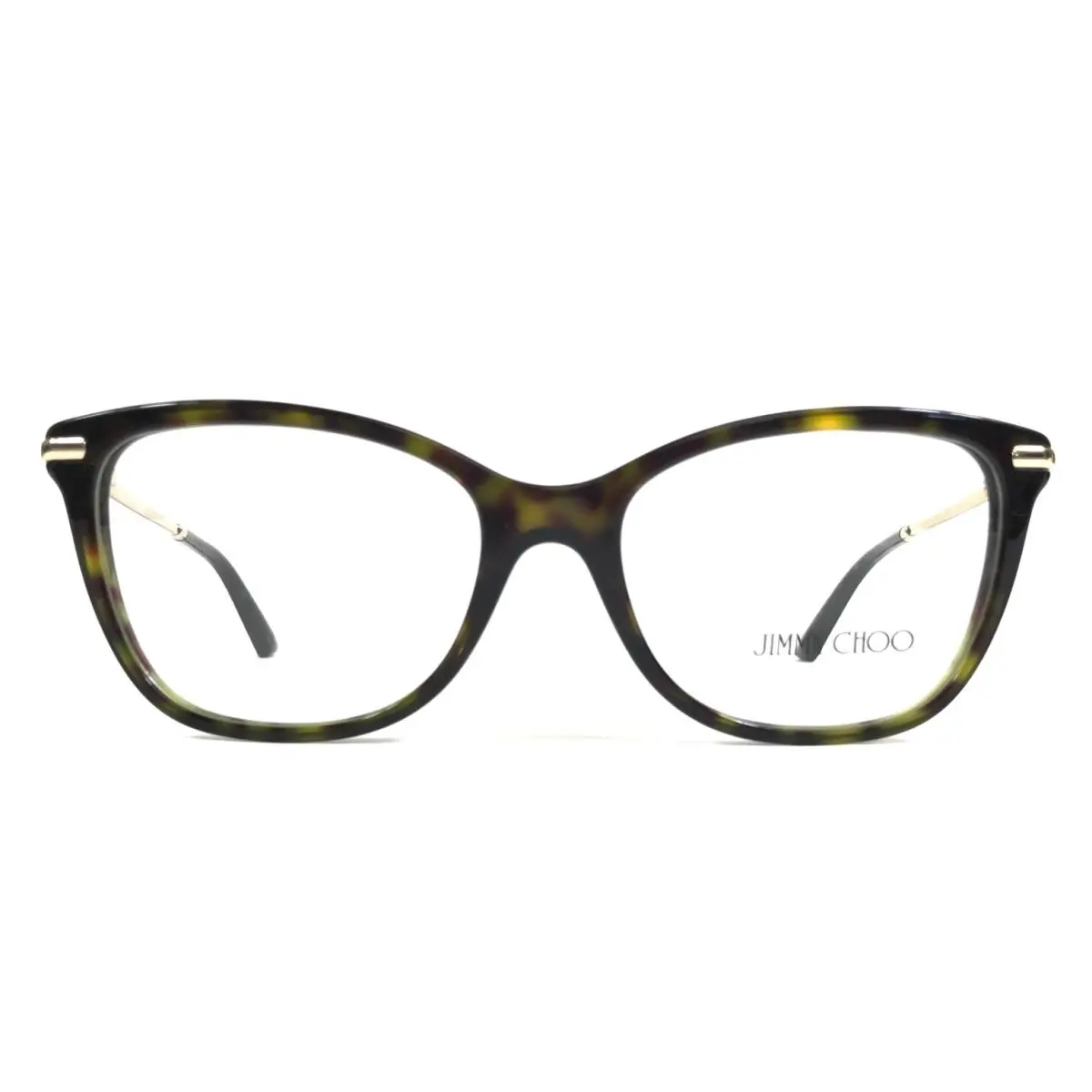 Jimmy Choo Eyeglasses Frames JC3007HB 5002 Dark Tortoise Gold Cat Eye 54-17-140