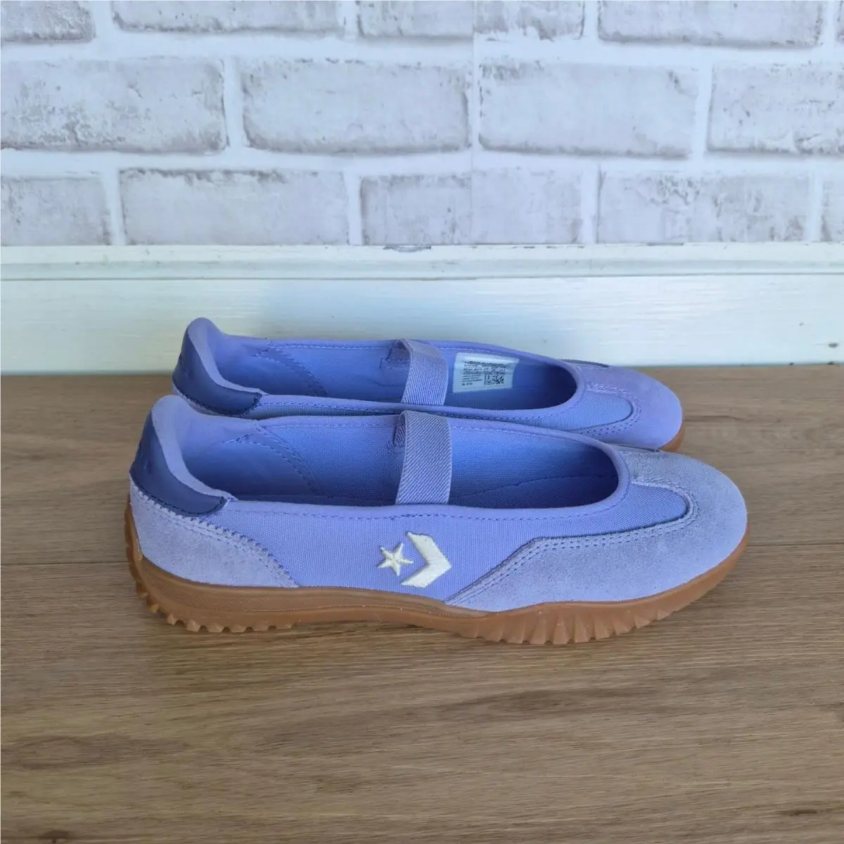 ⭐converse Run Star Trainer Ballet Flat Sz 6.5 Mens Shoes Sneakers Purple A16252C