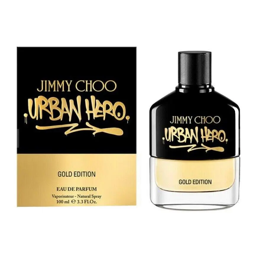 Urban Hero Gold Edition Men 3.3 oz 100 ml Eau De Parfum Spray by Jimmy Choo