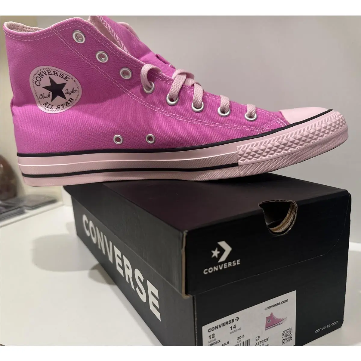 Converse shoes - Converse Chuck Taylor All Star Hi - A17932F - Pink 0