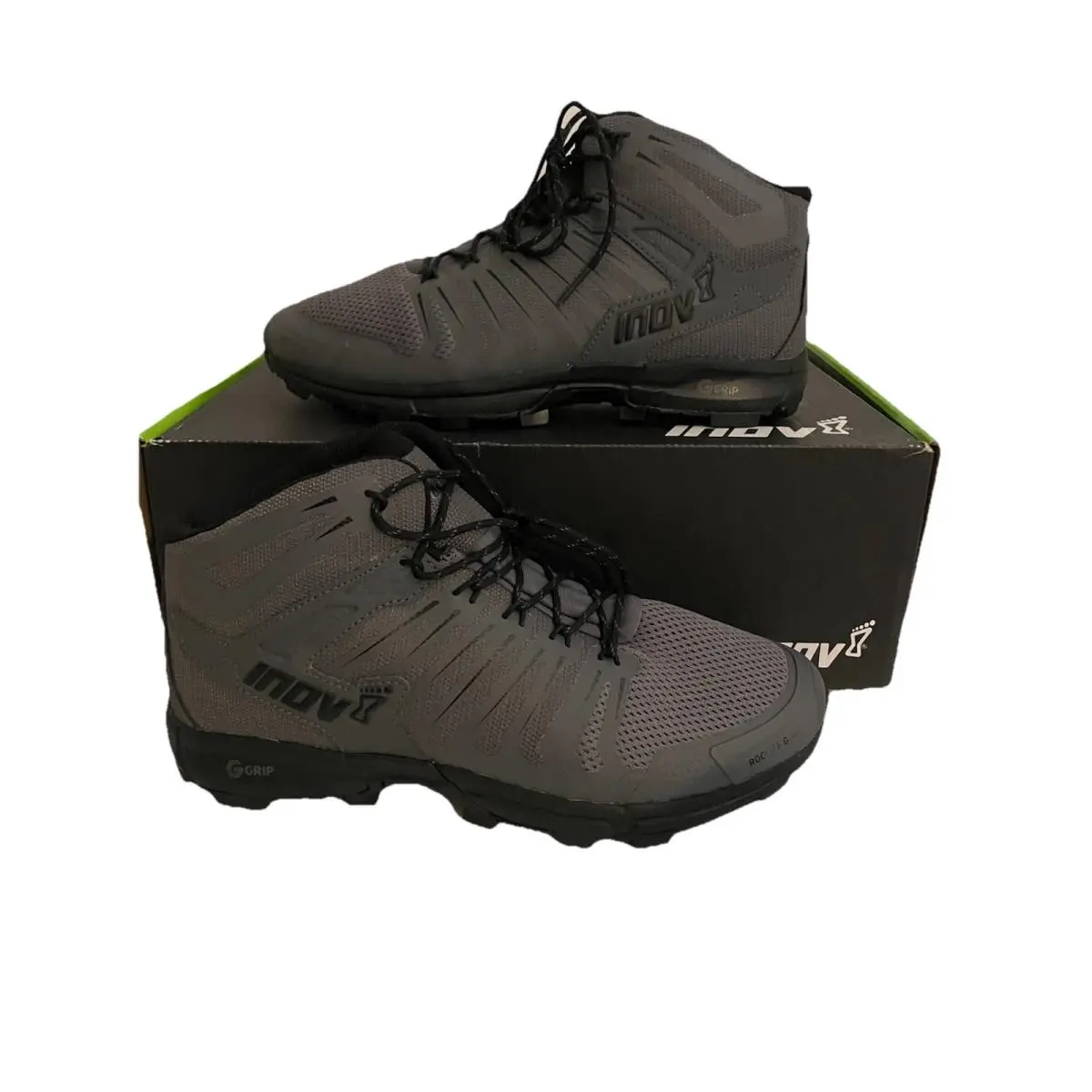 Inov-8 Roclite G 345 Mens Hiking Boots Trail Sneakers Size 8.5 Gray Black