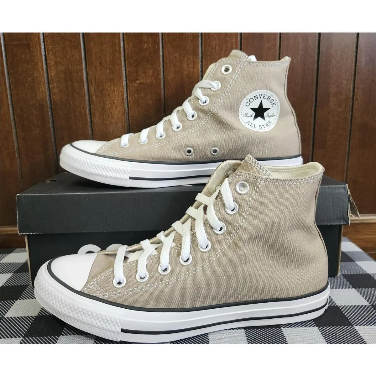 Converse A11753F Vintage Cargo Beige High Top Men Size 8 Women 10 Sneakers