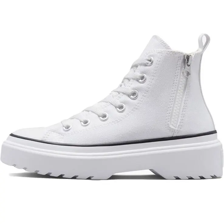 Converse Kids Chuck Taylor All Star Lugged Lift Platform Canvas High Top Shoe 7