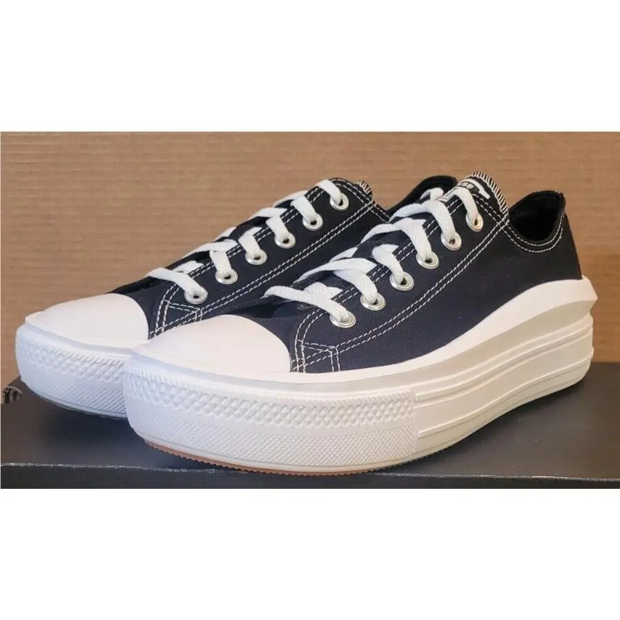 Converse Chuck Taylor All Star Move Platform Ox Size 10.5 Black