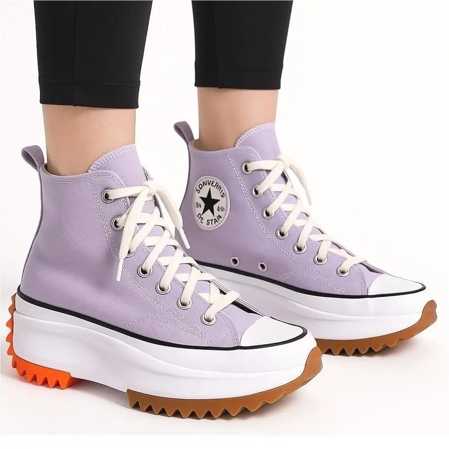 Converse Run Star Hike High Top Oxygen Purple Platform Sneakers 11 Unisex 92-01