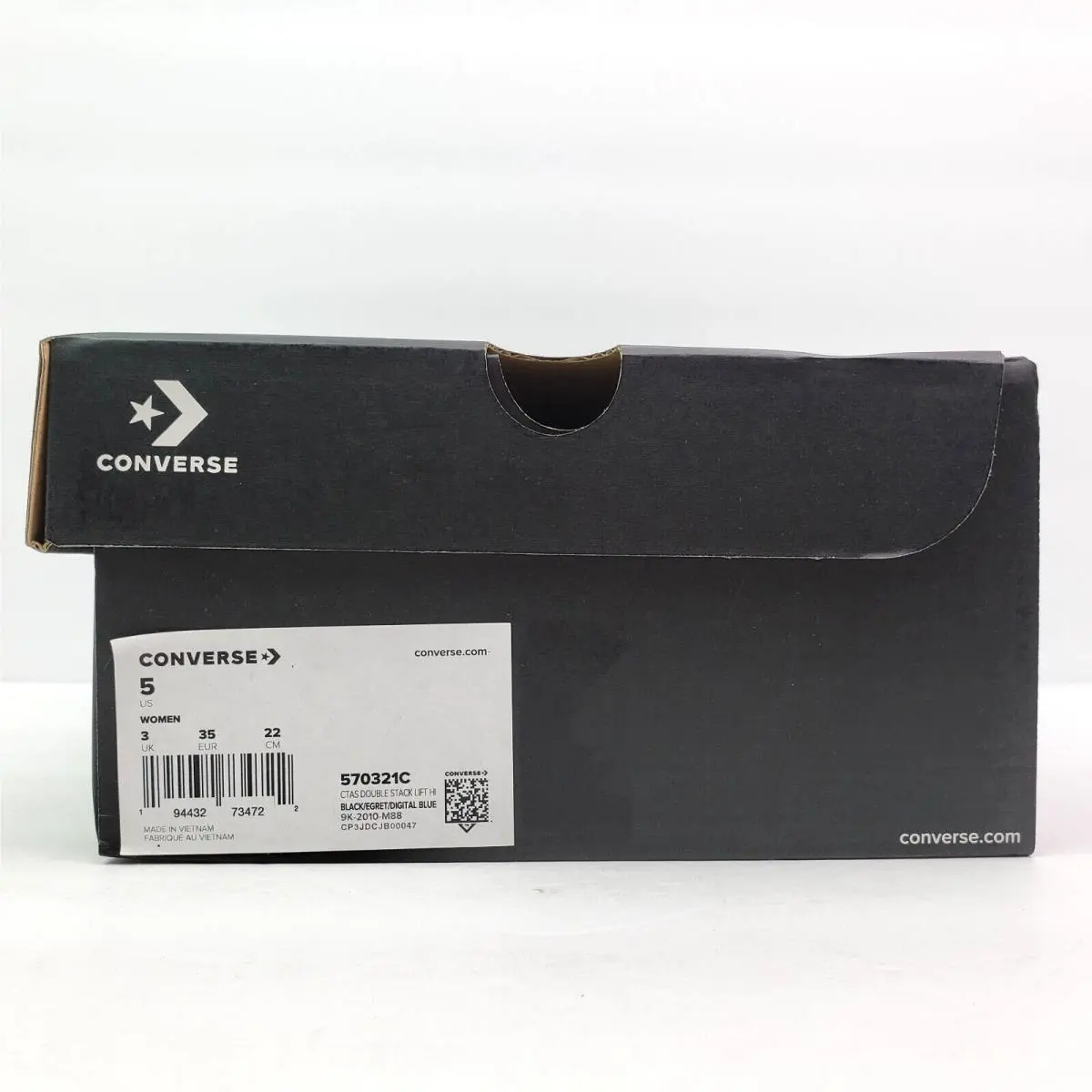 Converse shoes - Converse CTAS Double Stack Lift Hi - Black 10