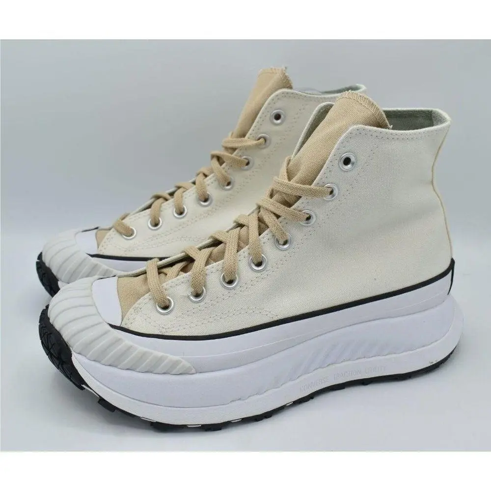 Converse Women Size 9.5 Chuck 70 Hi At-cx Colorblock Egret Oat Milk Casual Shoes