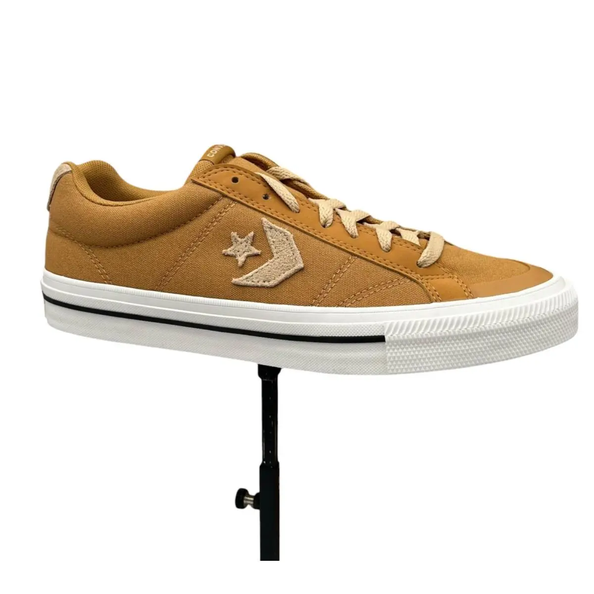 Converse Men`s Sport Casual Canvas Skate Sneaker Size 10 Honey Stick Brown Tan