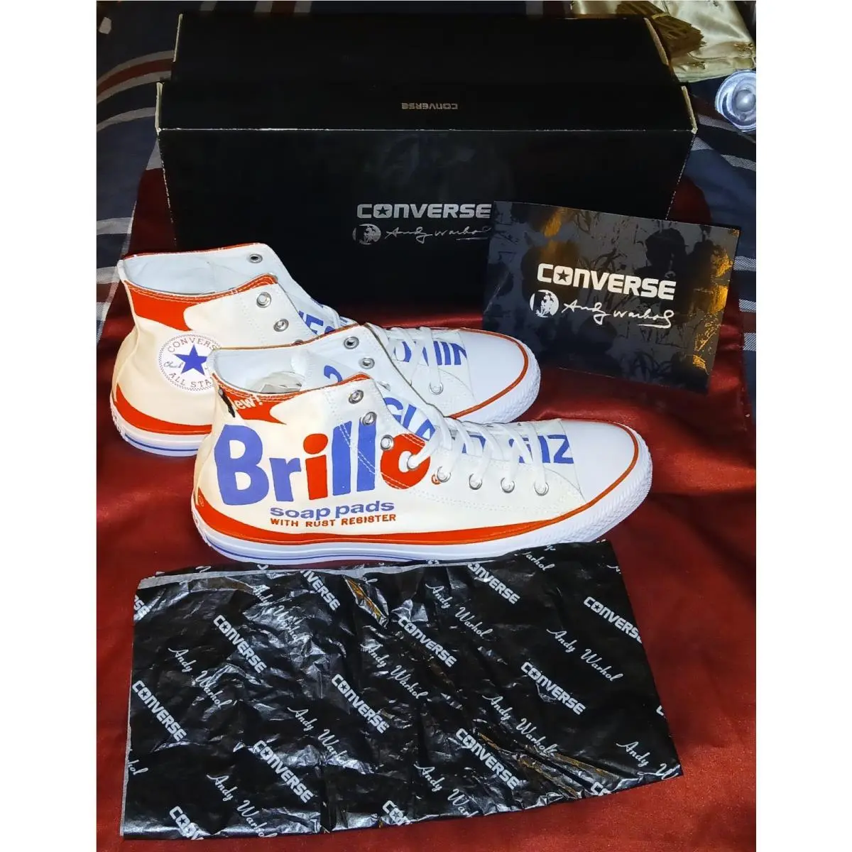 Converse Andy Warhol Brillo Pad Chuck Taylor Sneaker Shoe Gym 12 Rarest