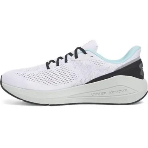 Under Armour shoes - WHITE-HYDRO GREEN-METALLIC SILVER 0