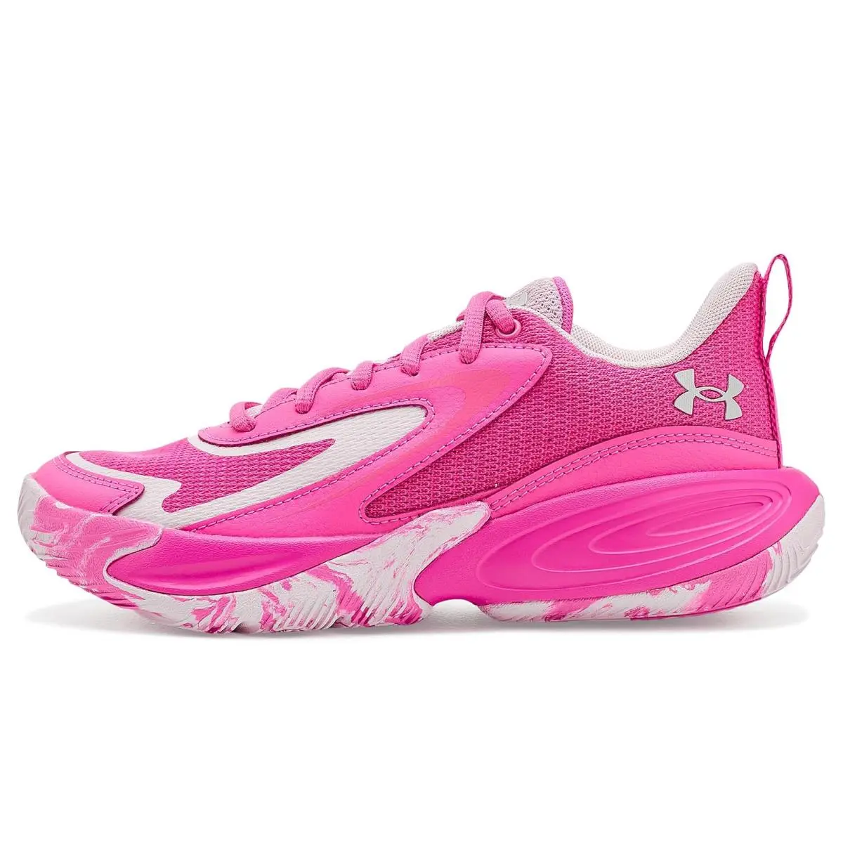 Under Armour shoes - Pink Frenzy/Prime Pink/Metallic Silver 9