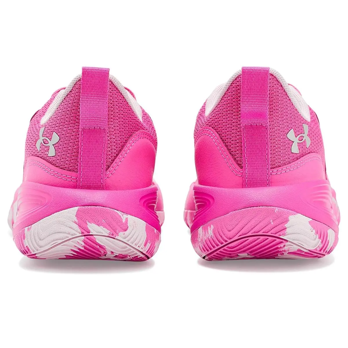 Under Armour shoes - Pink Frenzy/Prime Pink/Metallic Silver 12