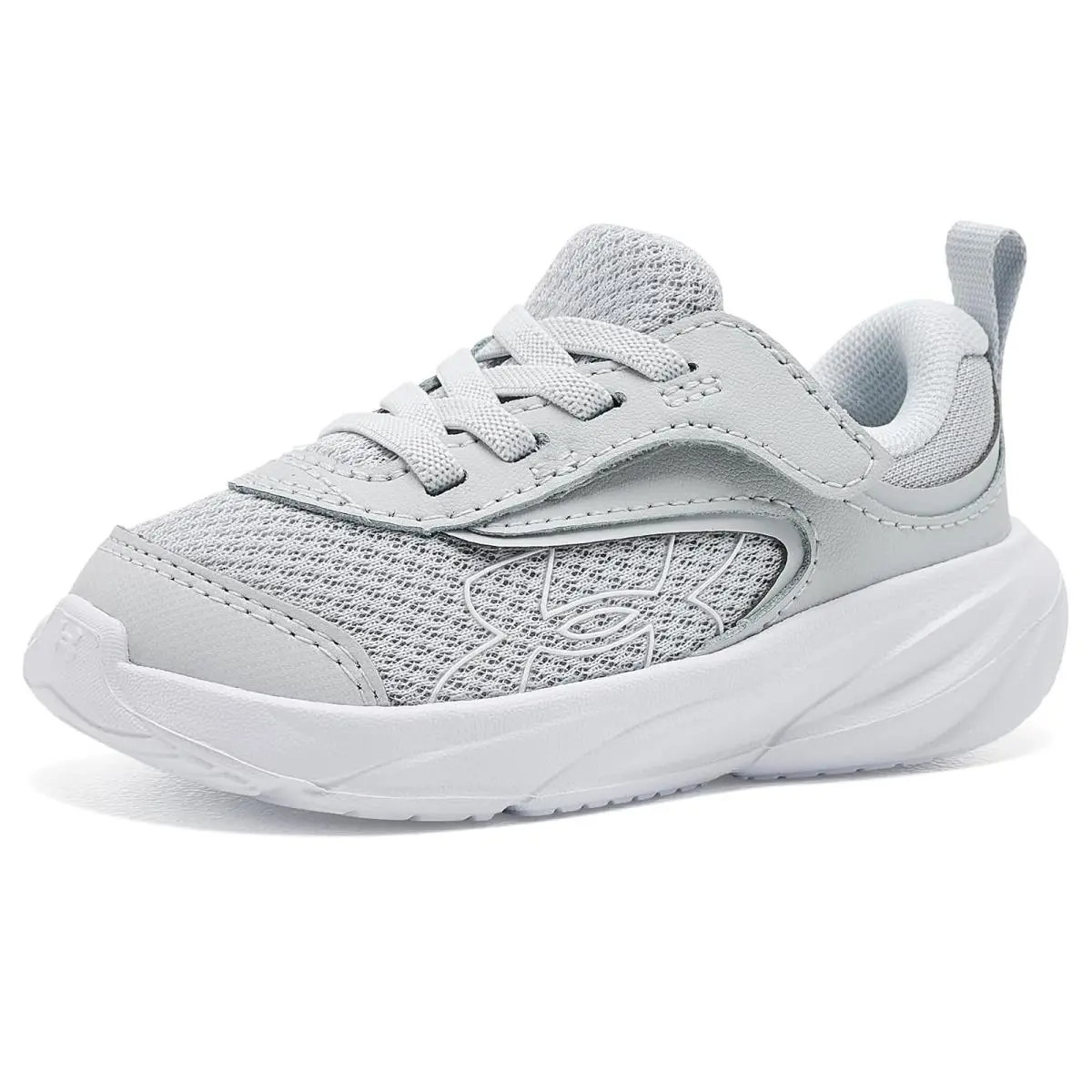 Kids Surge 5 Alternate Closure Running Shoes Infant/toddler Halo Gray/Halo Gray/White by Under Armour