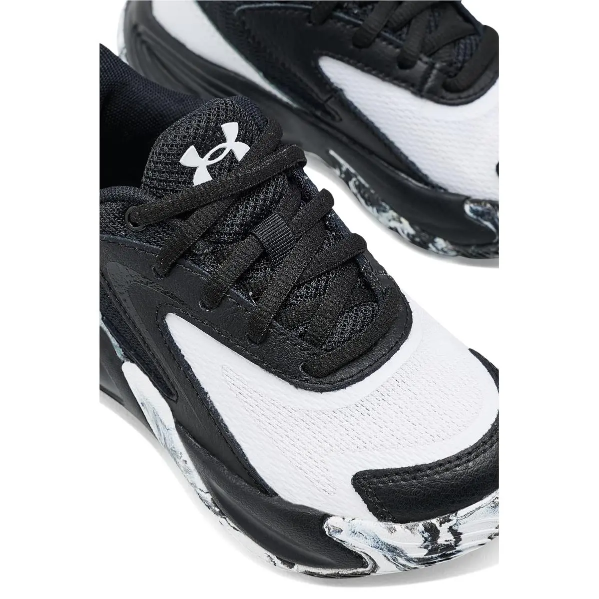 Under Armour shoes - Black/White/White 4