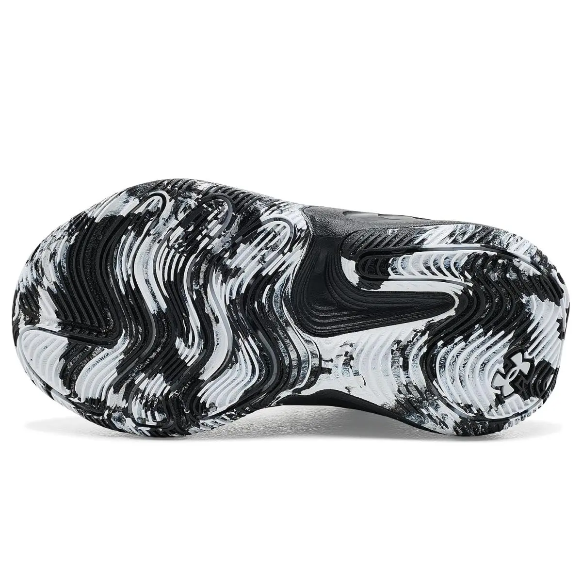 Under Armour shoes - Black/White/White 10