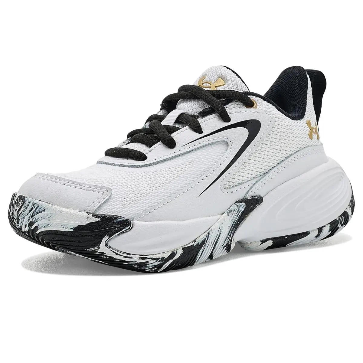 Under Armour shoes - Black/White/White 34