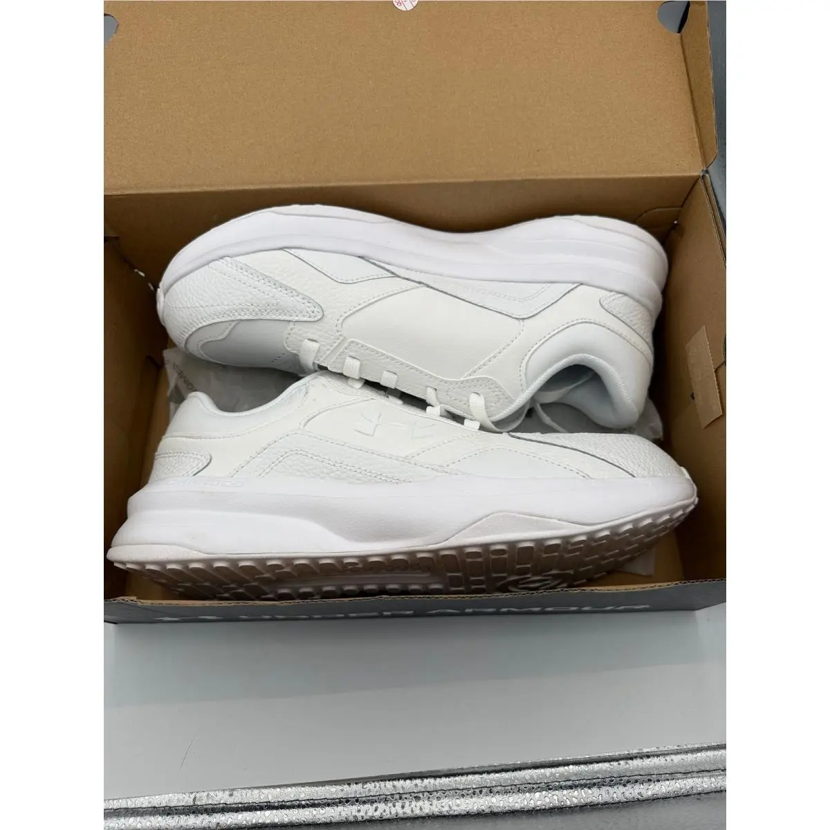 Under Armour shoes - UA Edge LTHR 4E - Edge LTHR - White 5