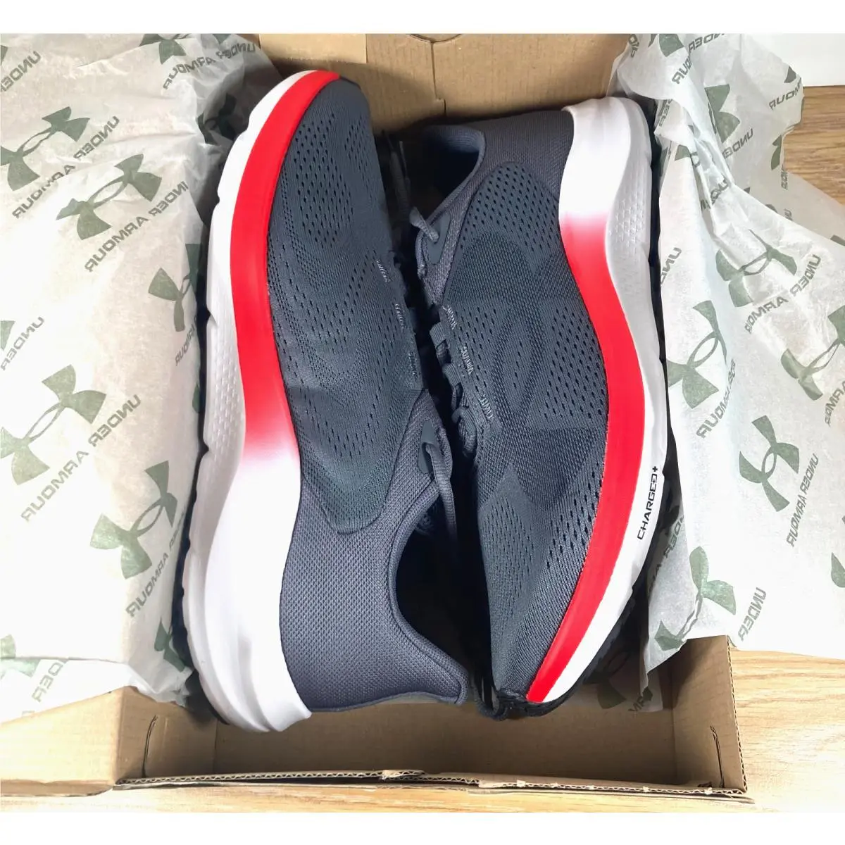 Under Armour shoes - Under Armour Charged Pursuit 4 BL - 6000597-025 - Gray (UPC: 198632894378) 5