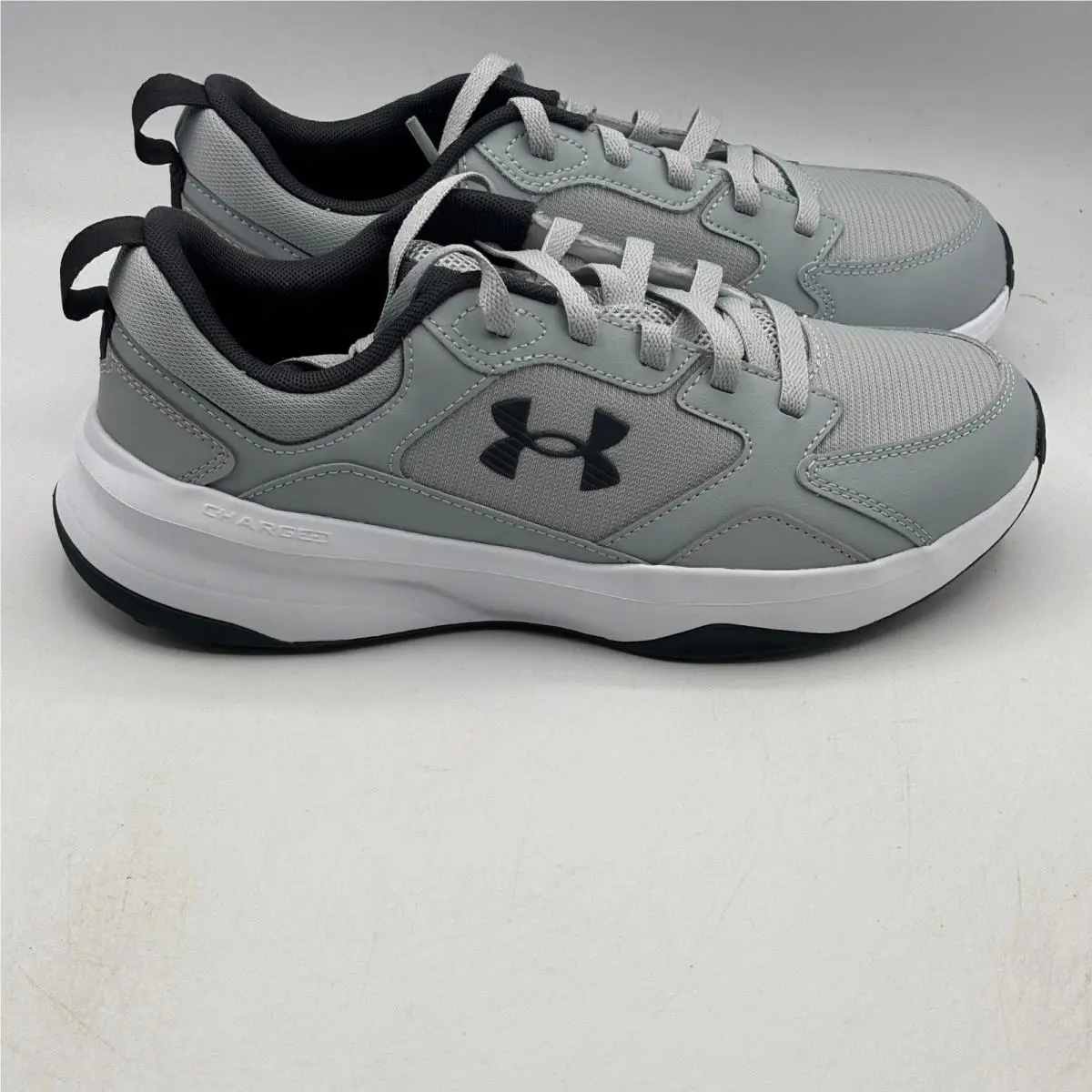 Under Armour Charged Edge Mens Size 8 Gray Training Sneakers 3026727-011