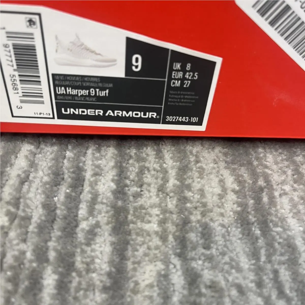 Under Armour shoes - Under Armour Harper 9 Turf - White 8