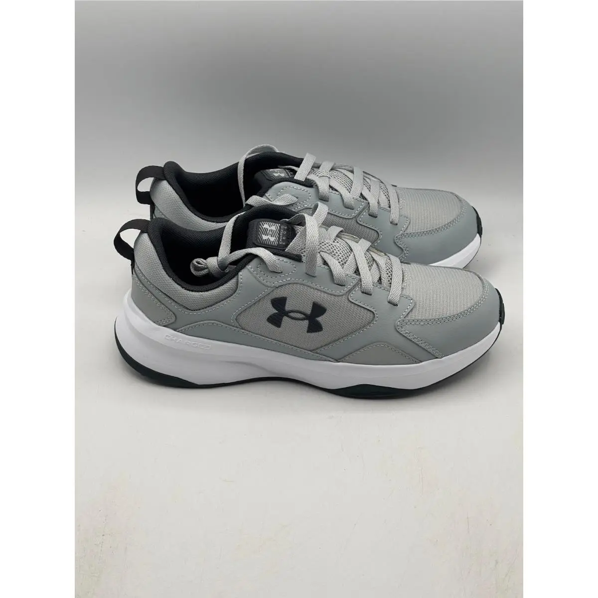 Under Armour Charged Edge Men Size 8 Grey Training Shoes 3026727-011