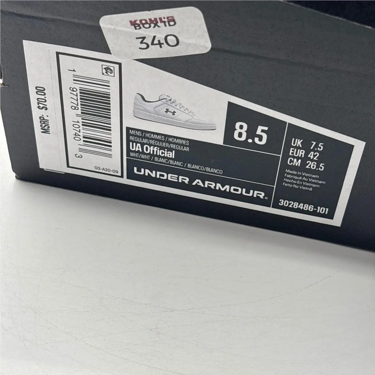 Under Armour shoes - UA Official - Official - White 5
