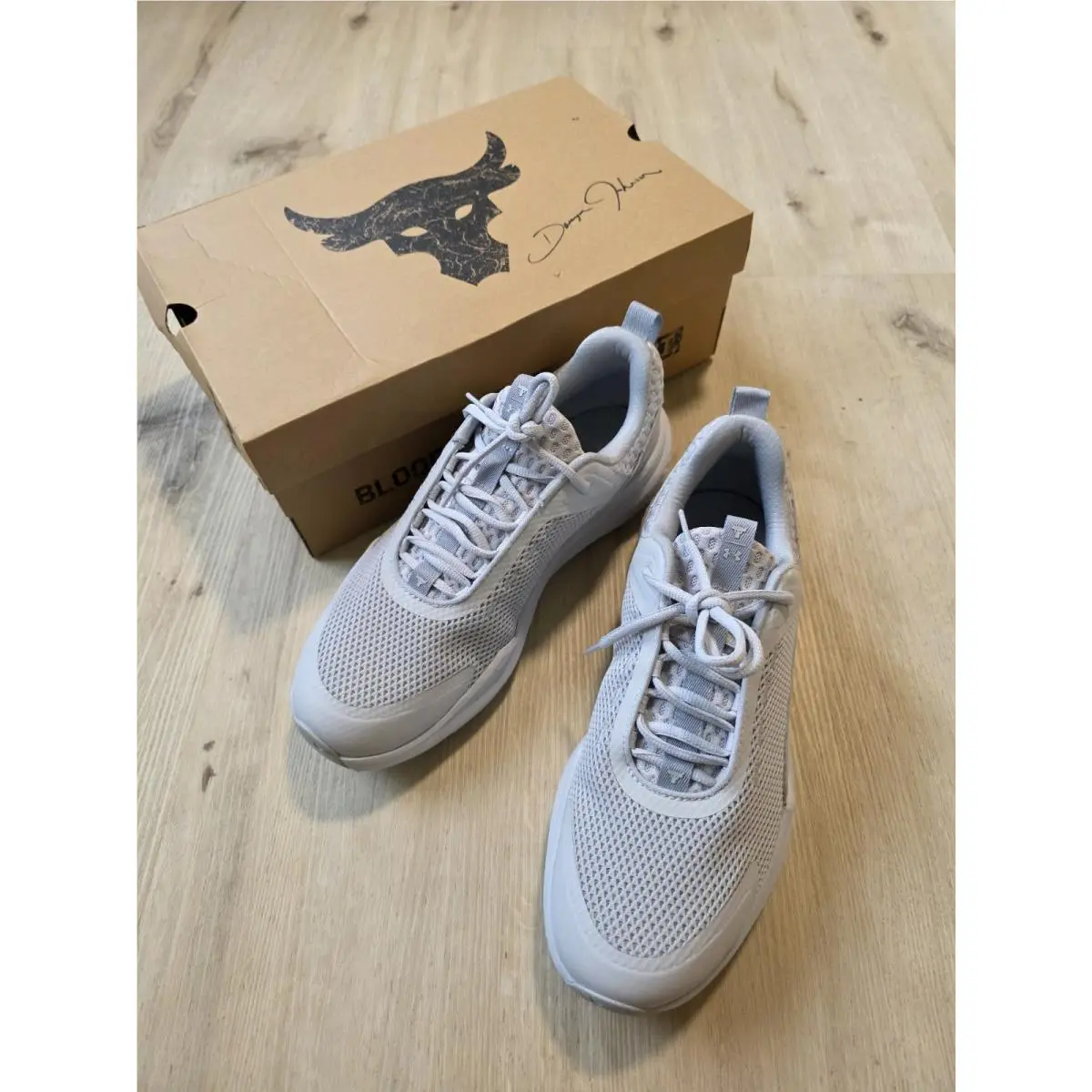 Under Armour Project Rock BSR5 Men`s Shoes Size 11 Halo Gray