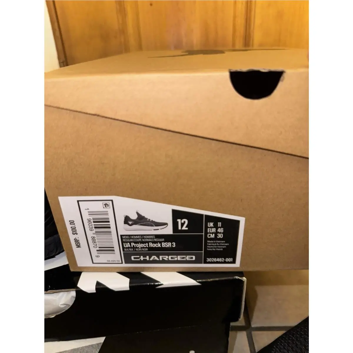 Under Armour shoes - Under Armour Project Rock Blood Sweat Respect Sneakerw - Black 8