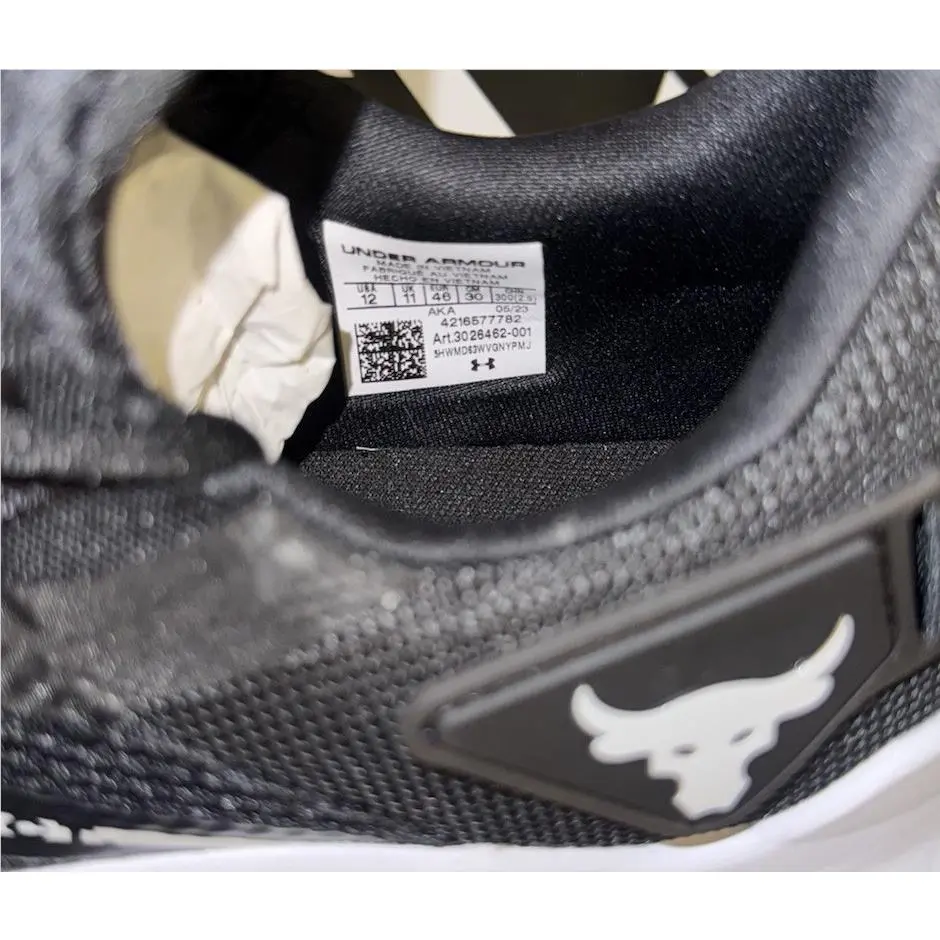 Under Armour shoes - Under Armour Project Rock Blood Sweat Respect Sneakerw - Black 6