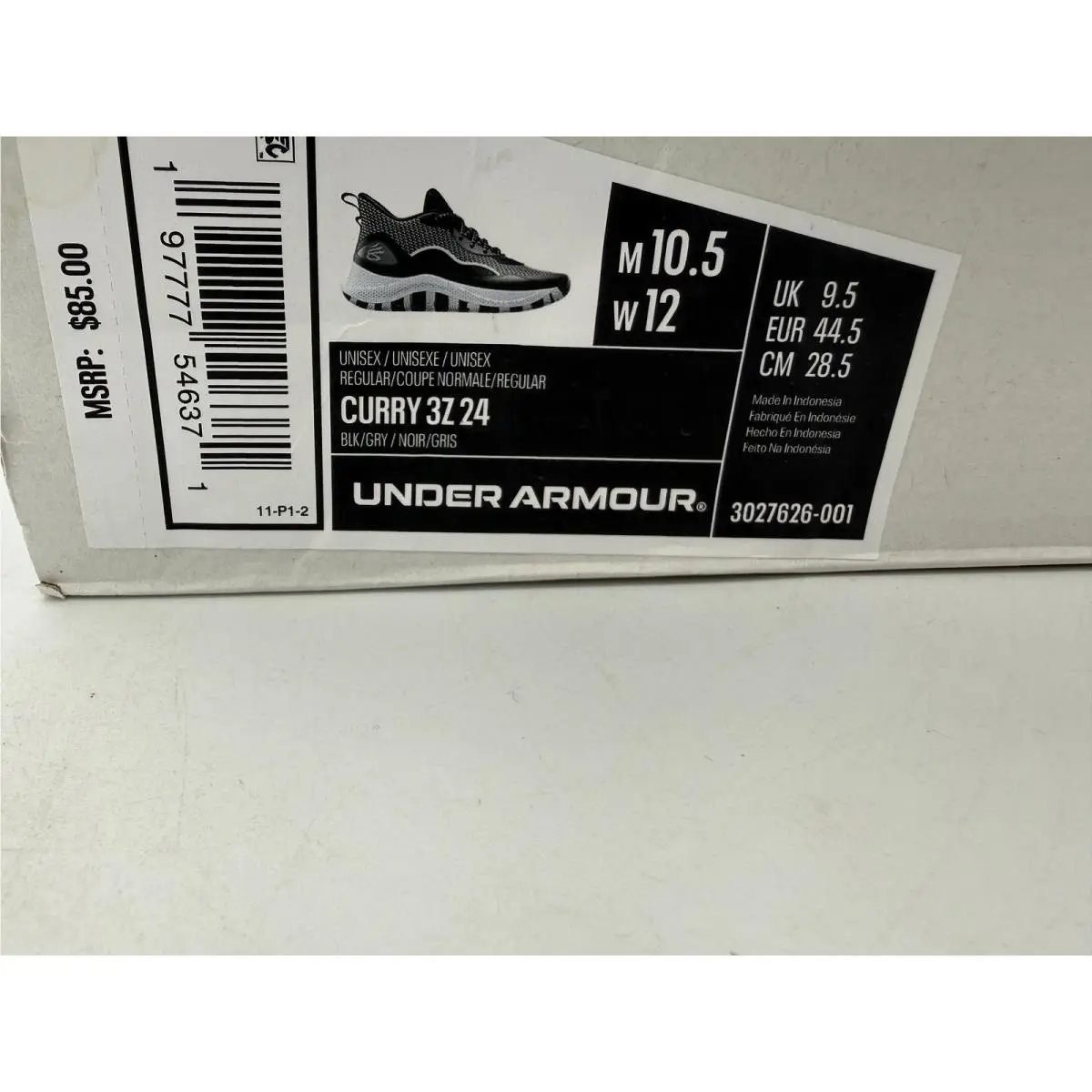 Under Armour shoes - Curry 3Z 24 - Curry - Black 0