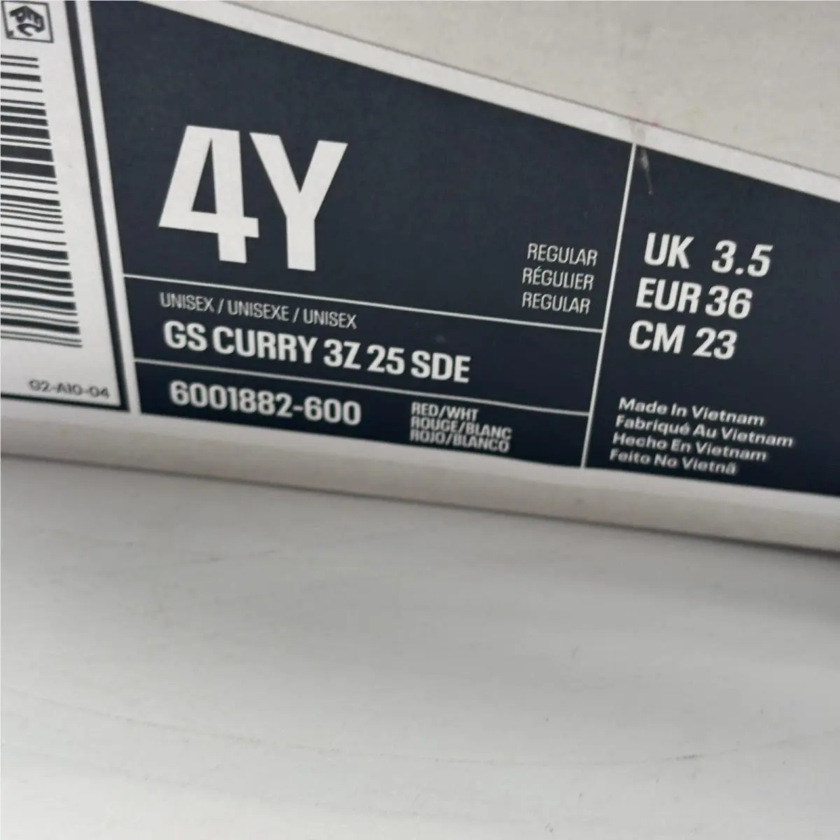 Under Armour shoes - GS Curry 3Z 25 SDE - Red 0