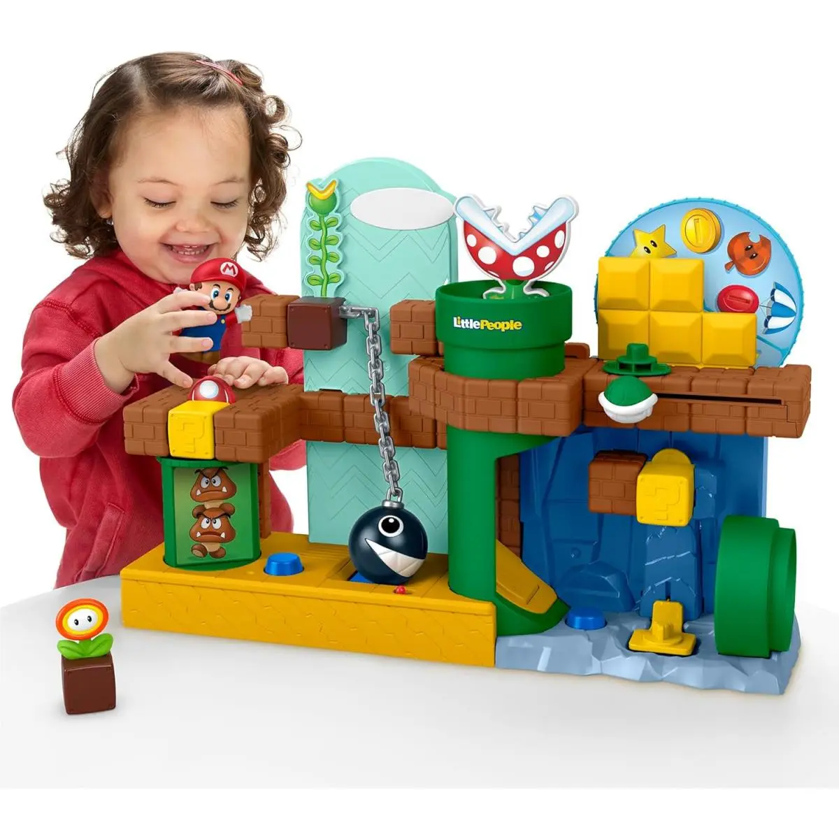 Little People My Mario Adventure Playset with Music Sounds Figures Toy