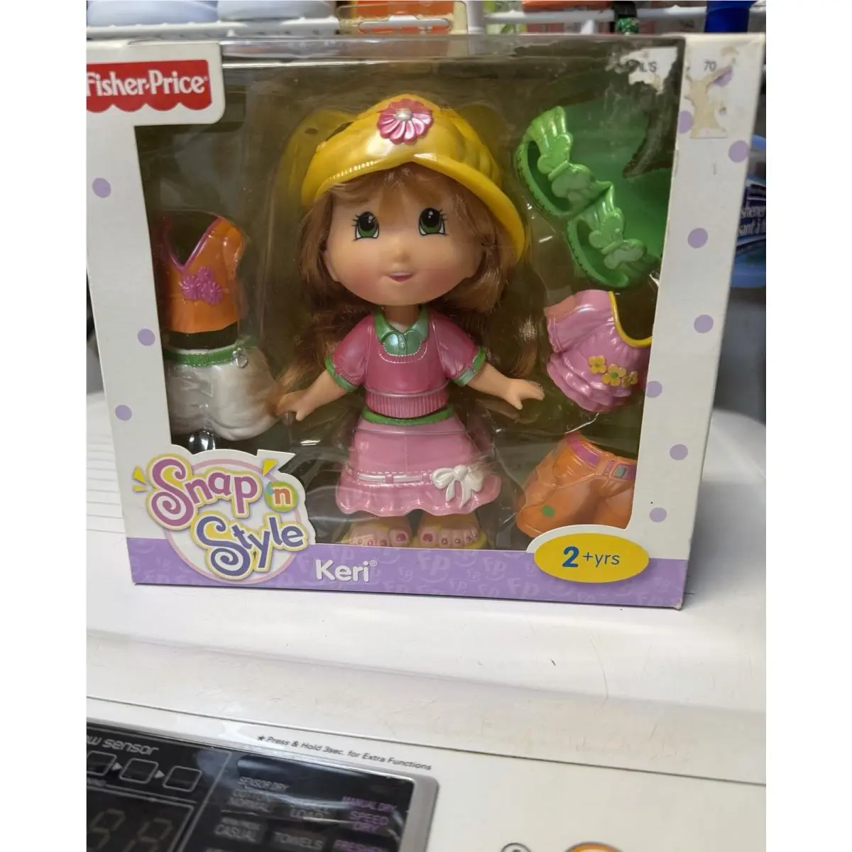 Vintage Y2K Fisher Price Snap N Style Keri Doll Nrfb Htf V4259